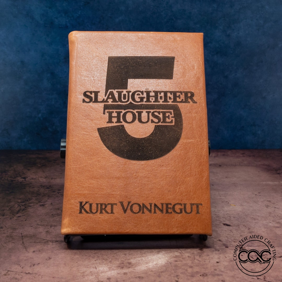 Slaughterhouse5 by Kurt Vonnegut Leather Bound Etsy