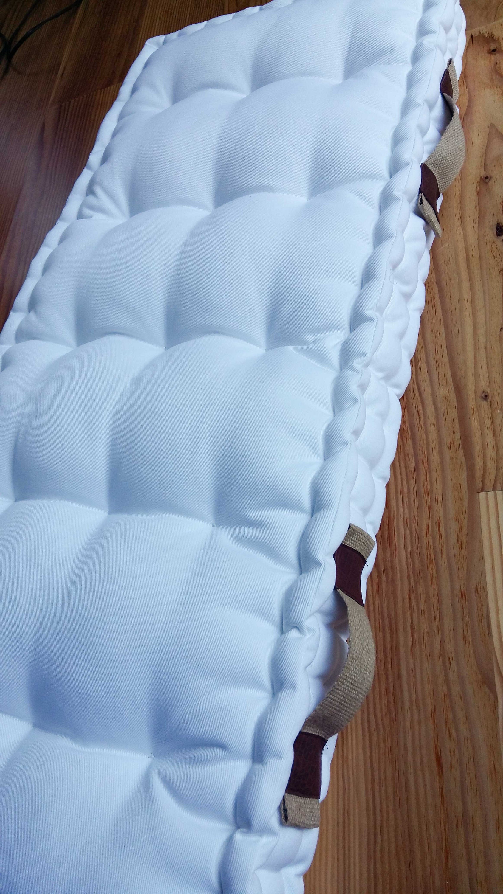 Custom French Mattress in White Cotton Twill with Jute and Etsy