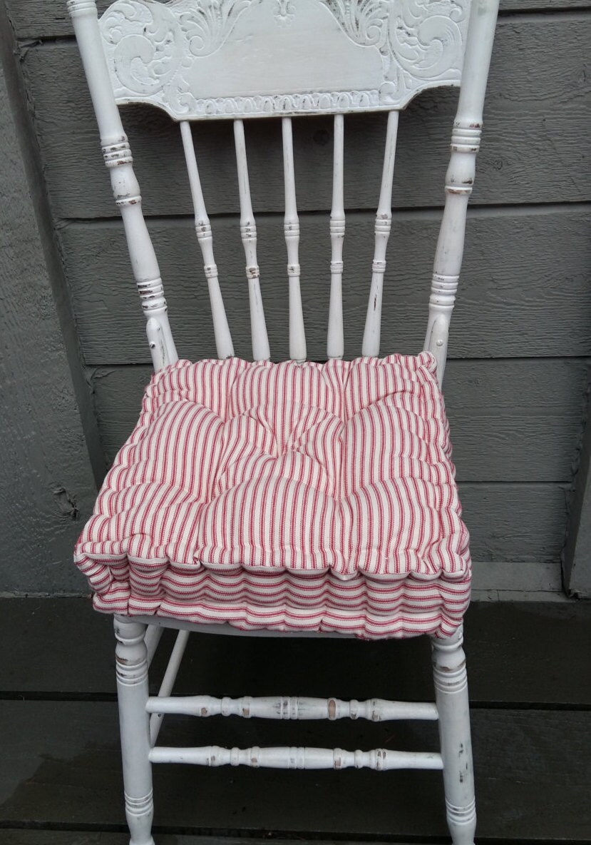 Farmhouse Chair Cushion French Mattress Cushions Farmhouse
