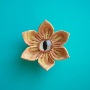 Avant-Garden Hair Clip | Fabric Flower Hair Accessory | Mini Size | Sunshine Yellow