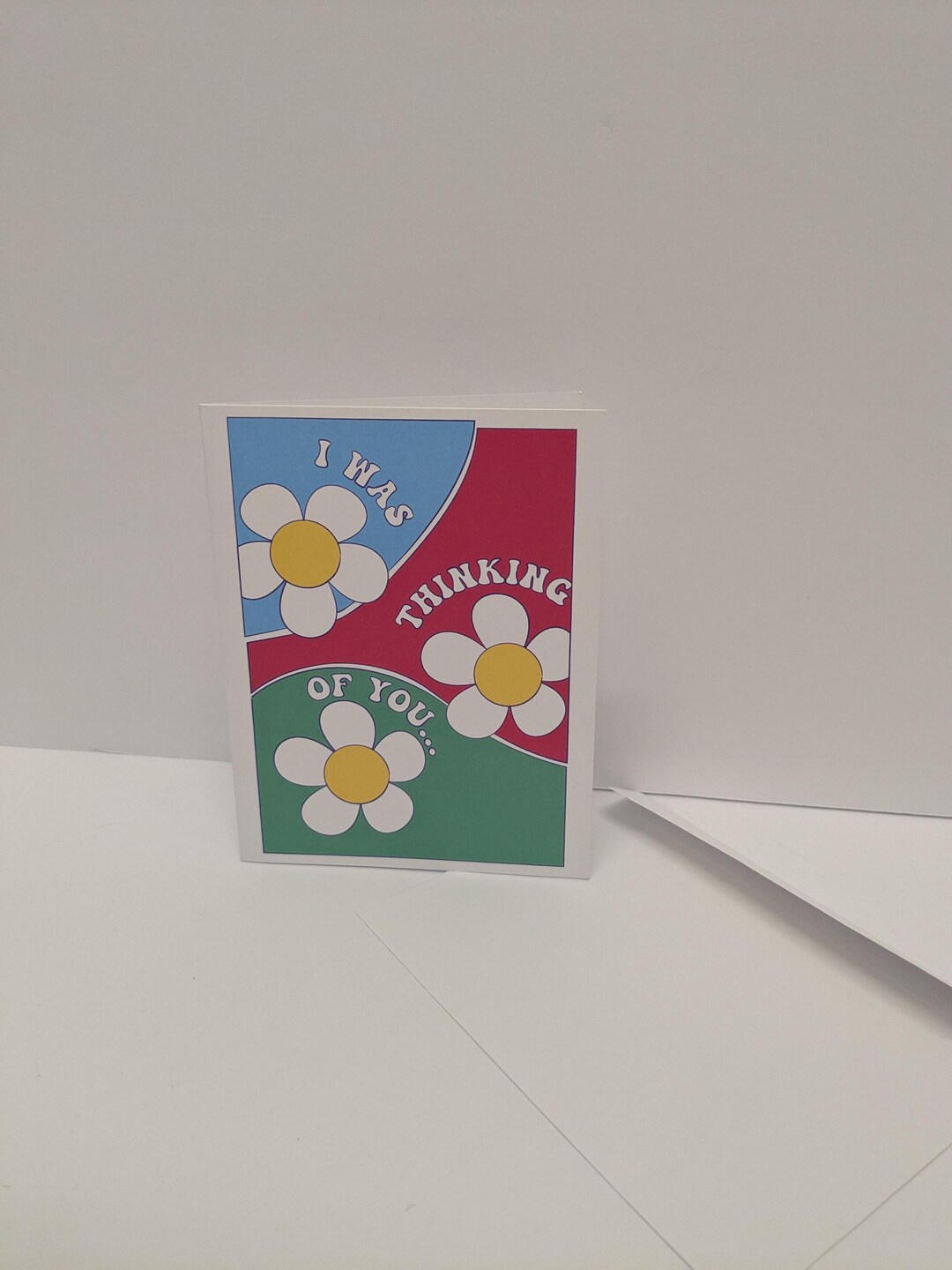 Thinking of You Greeting Card, Floral Happy Card - Etsy