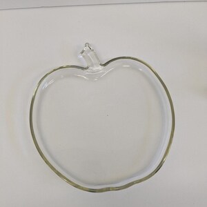 Vintage Hazel Atlas-Orchard Apple-Glass Apple Plate