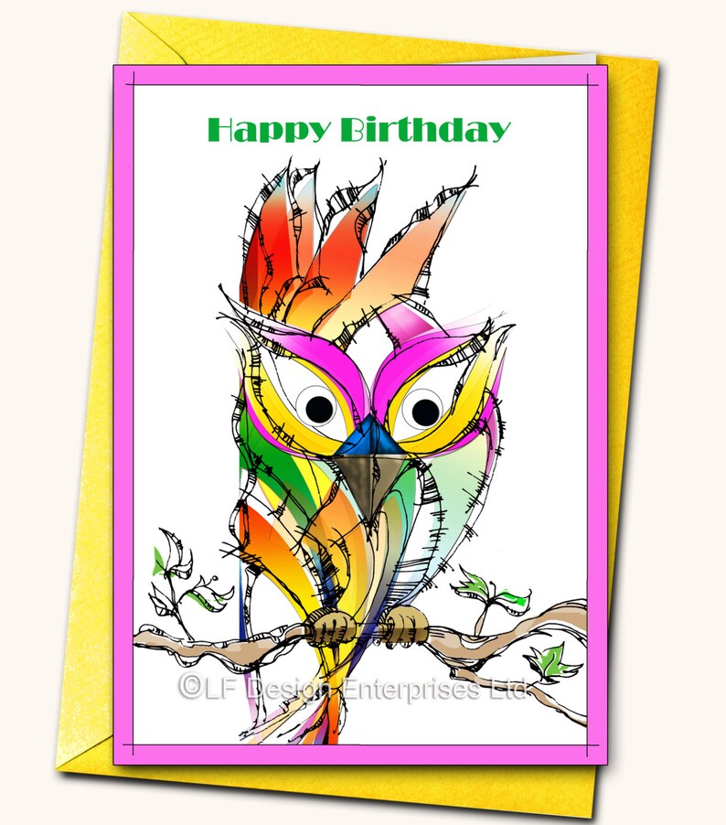 EXTRA LARGE Greeting Card A4 8''x11'' Happy Birthday, Personalised