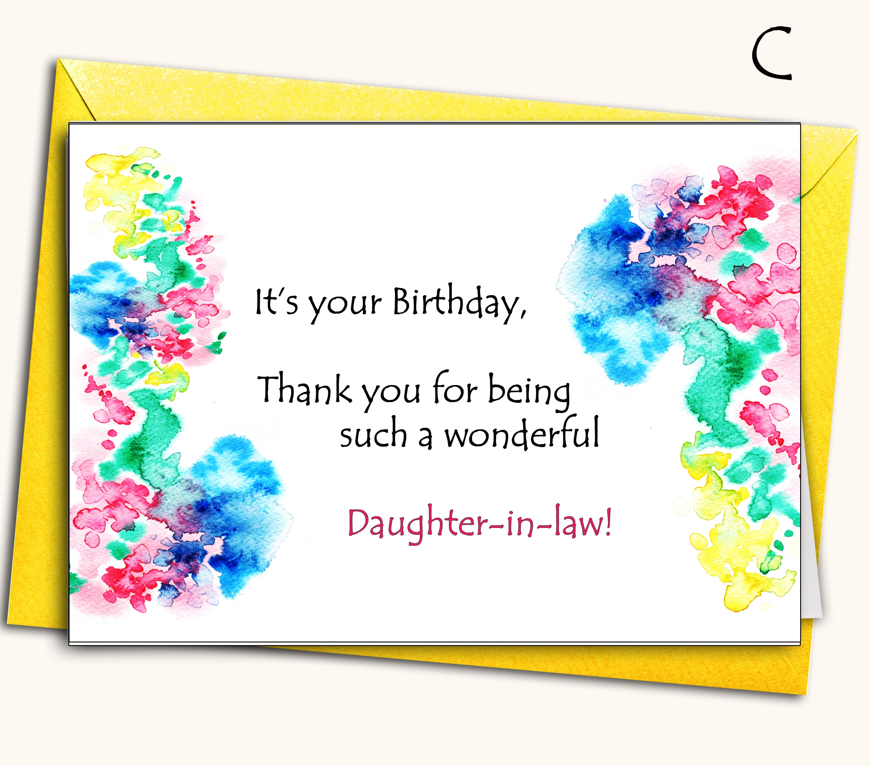 Extra Large 50th Birthday Card For Women - XL Big Thick A4 Size - Special Age Year - Cool Cocktail Summer Beach Art - Beautiful Female Greeting Her