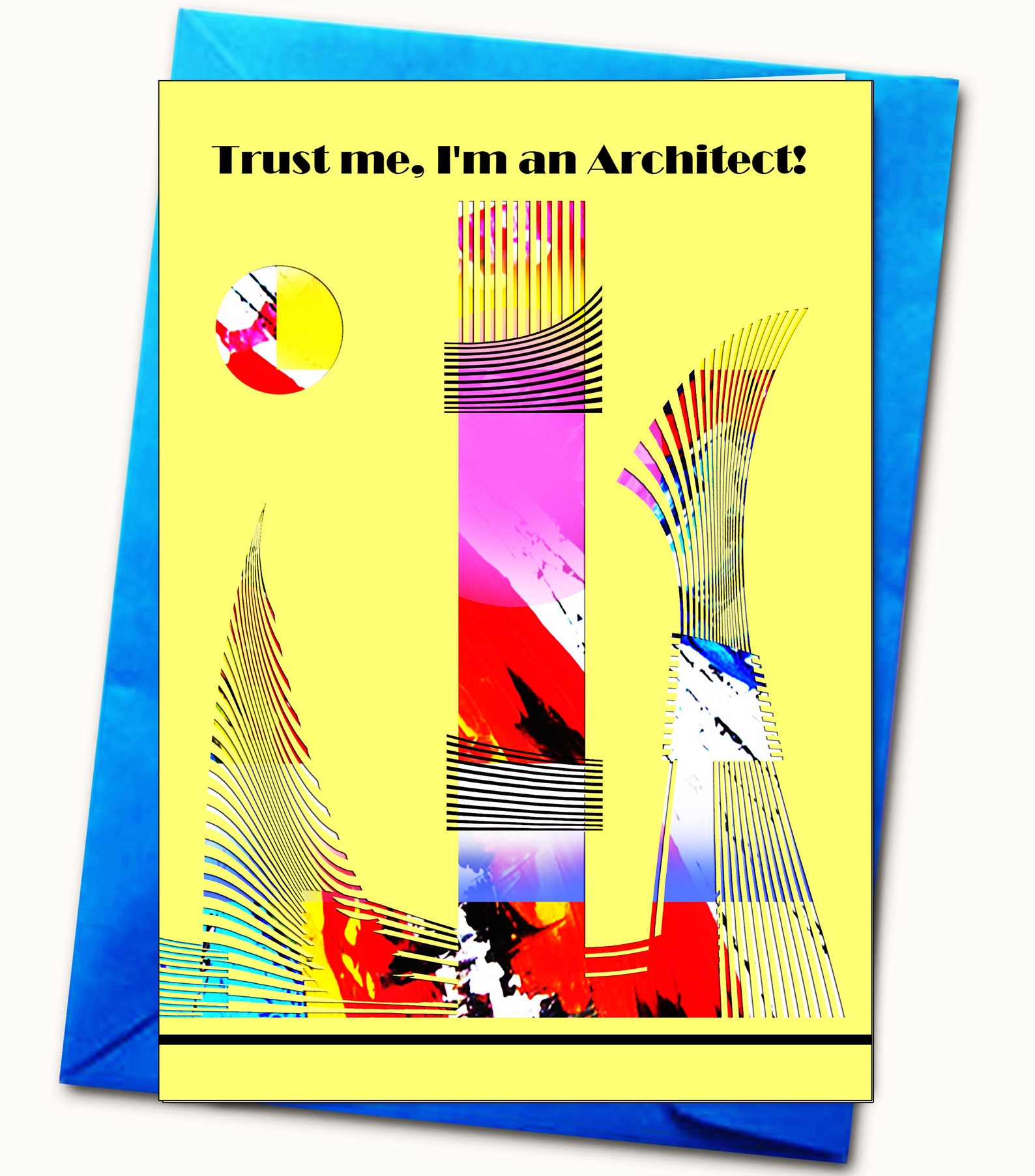 Architect Greeting Card birthday congratulations Etsy