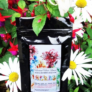 Herbal Hair  Rinse Blend for hair growth, all types of hair,  Net weight: 50 gr, 100gr,  100% natural hair product