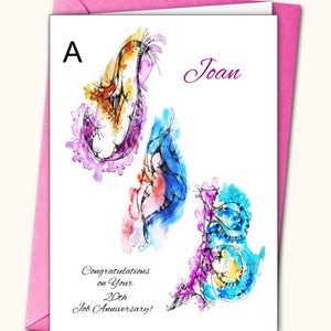 Biglietto EXTRA LARGE, nuovo lavoro, anniversario di lavoro, ragazza guida, matrimonio, biglietti personalizzati