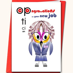 Ocupações diversas, Personalizado, oftalmologista, gerente, aniversário, novo emprego, aposentadoria, obrigado, parabéns, sua mensagem, mulher, feminino
