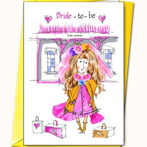 Fête de poule, nuit, mariée à être, mariage, personnalisé, drôle, femmes, fait à la main, dessiné à la main