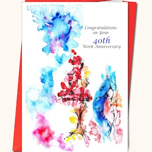 1年目、5年目、10年目、20年目、就職記念日、ガールガイド、結婚記念日、パーソナライズされたカード、カードに任意の数字