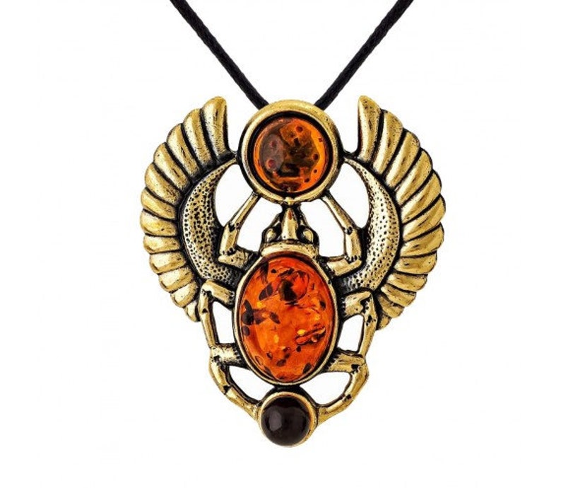 scarab beetle pendant