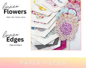 Linnéa Flower - English Paper Piecing - Precut Paper templates - EPP
