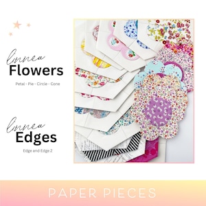 Linnéa Flower - English Paper Piecing - Precut Paper templates - EPP