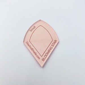 Acrylic template - Small Blooming Star