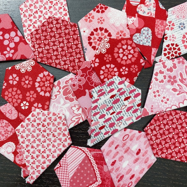Plantillas de papel joya de 1 pulgada para paper piecing inglés