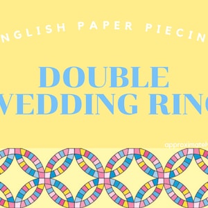 Ehering-Quilt: 20 Ringe aus Papier - EPP Templates