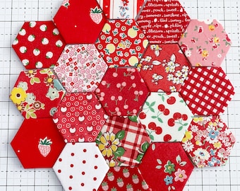 1200 stuks - 1 inch zeshoekige papieren sjablonen voor Engelse paperpieces