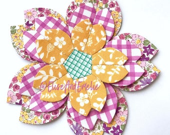 1.25" May Blossoms - English paper piecing - EPP - Paper templates