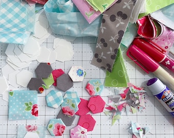 Zeshoekige papieren sjablonen van 1/2 inch voor English Paper Piecing