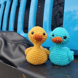 CUSTOM ORDER Duck amigurumi, duck toy, Jeep duck, handmade duck toy