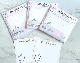 Coffee bean character 18 loose leaf memo sheets | note paper