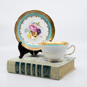 Vintage Royal Grafton Fine Bone China Plate and Tea Cup Set image 1