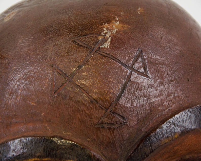 Antique African Hand Carved Mask image 3