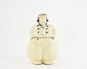 1940s Shawnee Dutch Boy Porcelain Cookie Jar