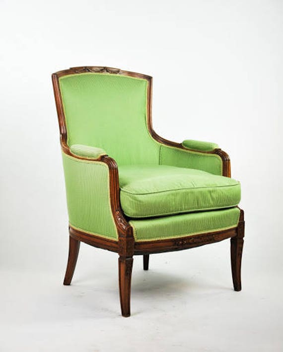 Louis The 15th Style Round Back Arm Chair Etsy