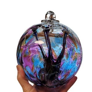 Lg 6-7" Spirit/Witch Ball "Underwater Kaleidoscope"