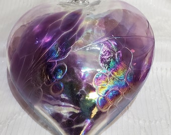 Huge 7-8" Heart "Misty Lavender"