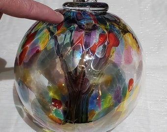 6-7" Rainbows Tree of Life Witch Ball