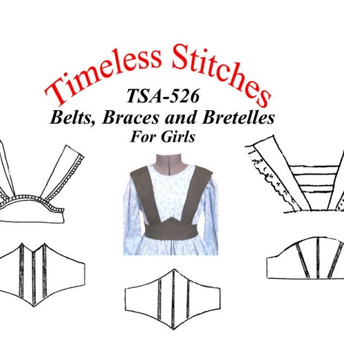 Belts Braces and Bretelles for Girls/19th Century Pattern/ - Etsy