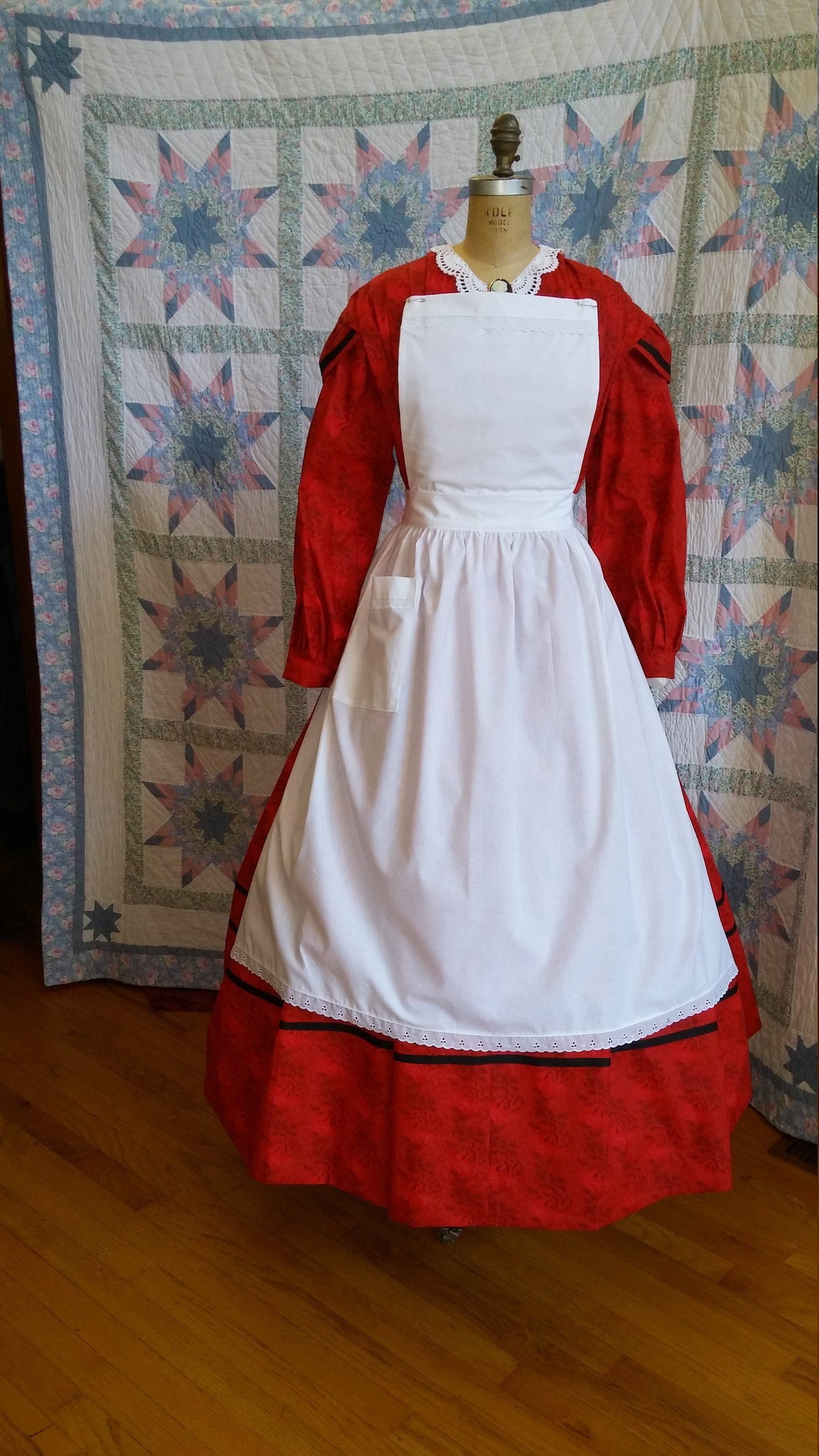 Women's Pinner Apron With Patch Pocket Regular or PLUS - Etsy
