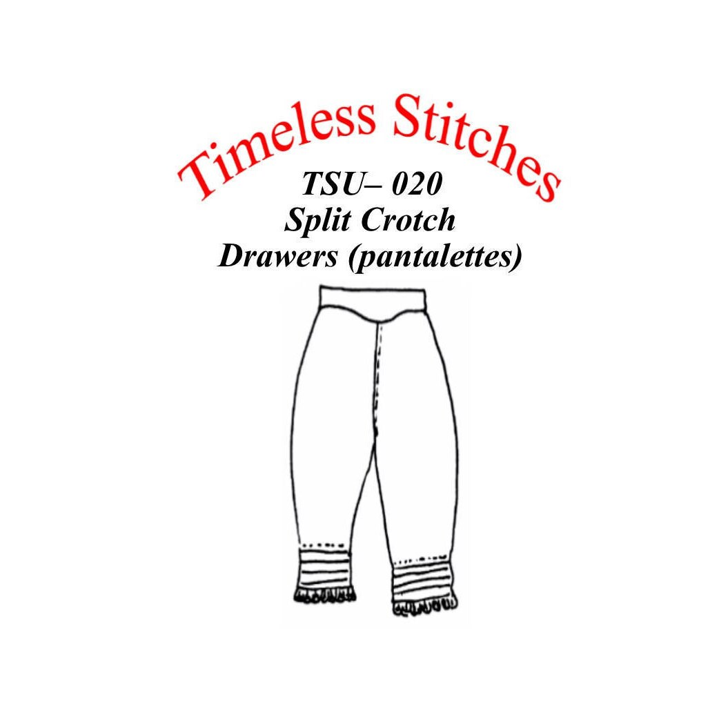 Early Victorian Undergarments; Part 3, pantalettes, pantalets