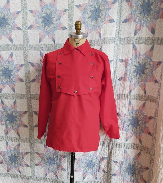 19th Century Bib Front Mens and Boys Shirt Artillery Shirt Military Firemans Zouave Civilian Detachable Bib Etsy UK