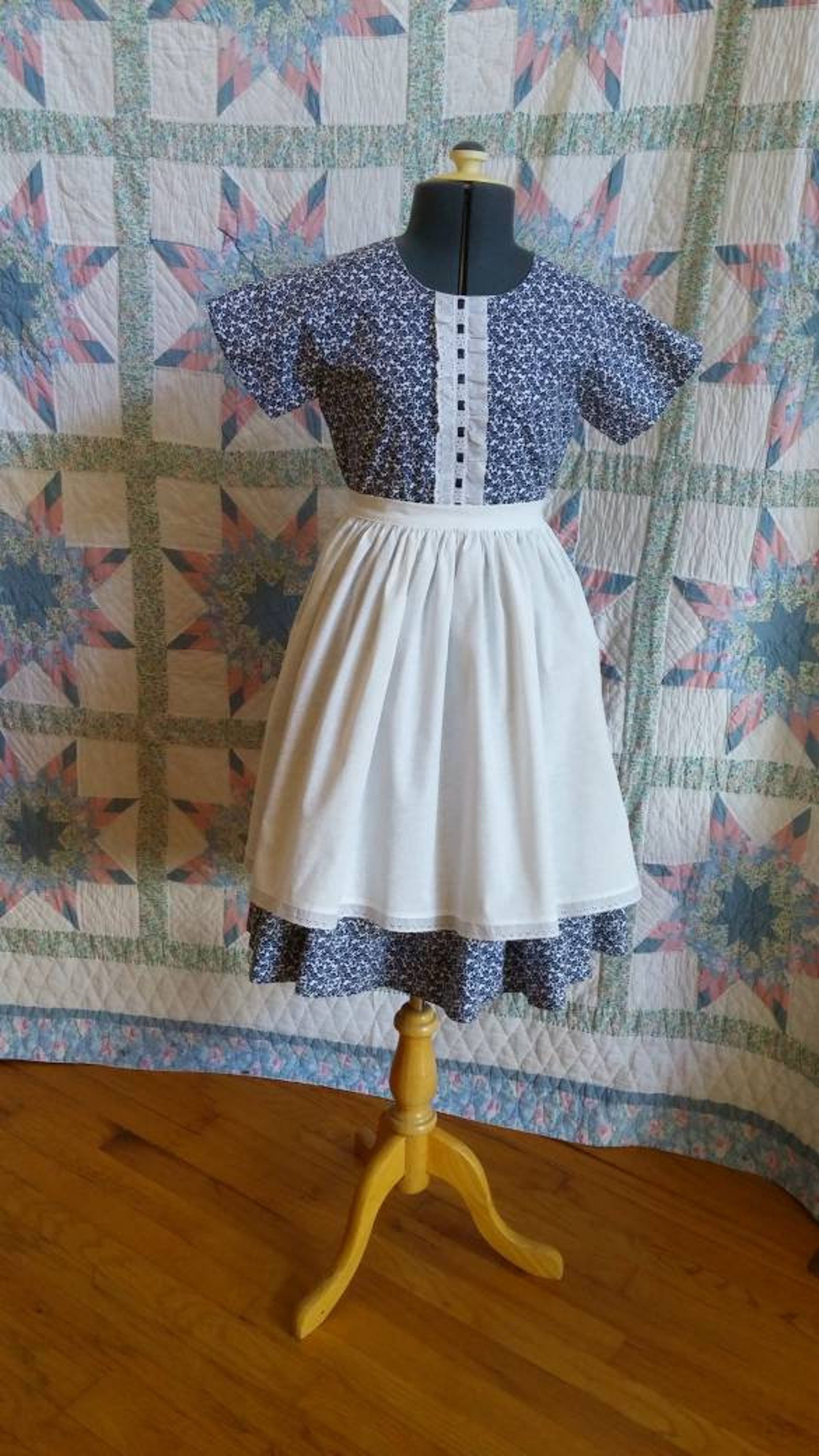 Girl's Dress and Apron Combination MADE TO ORDER Etsy