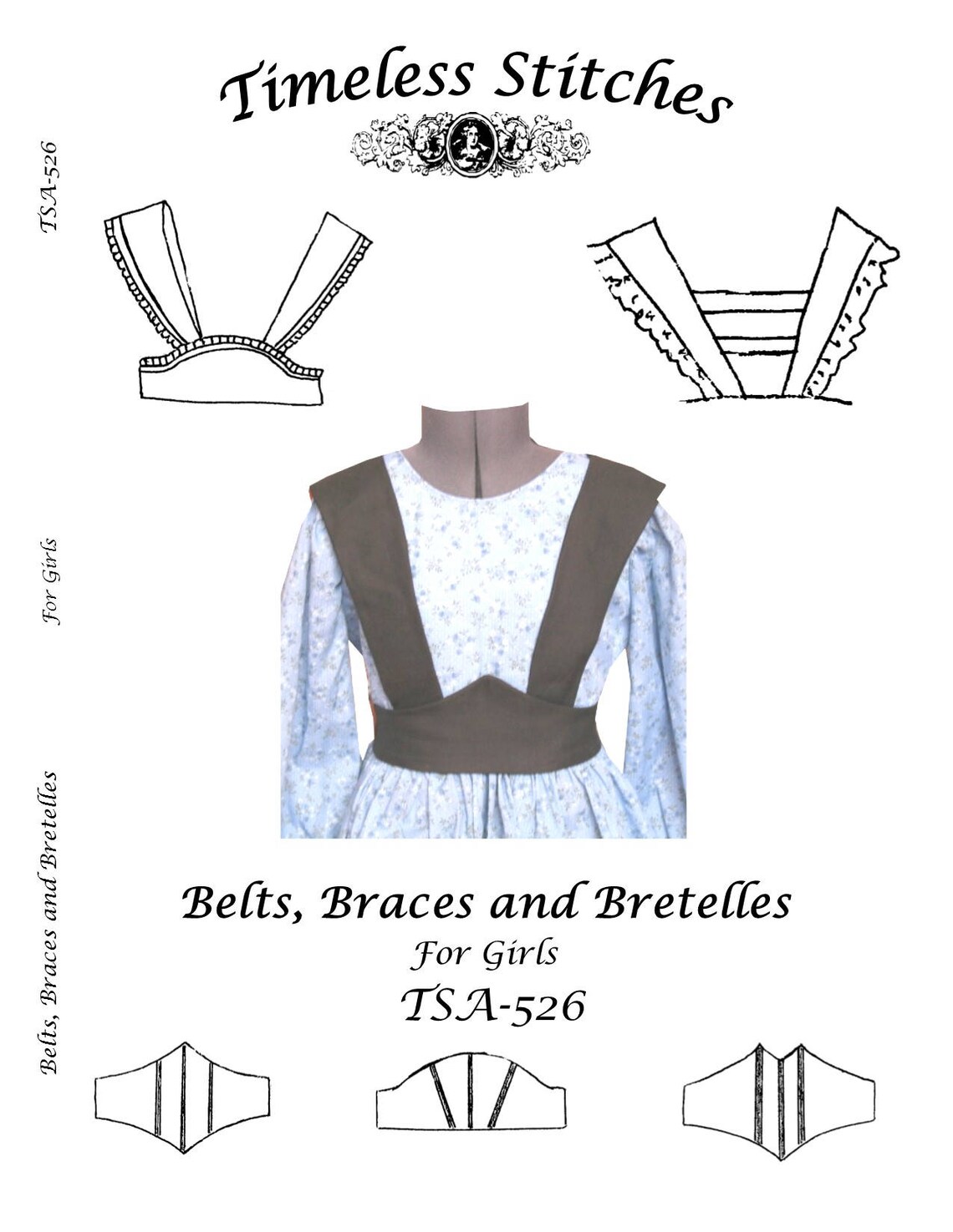 Belts Braces and Bretelles for Girls/19th Century Pattern/ | Etsy