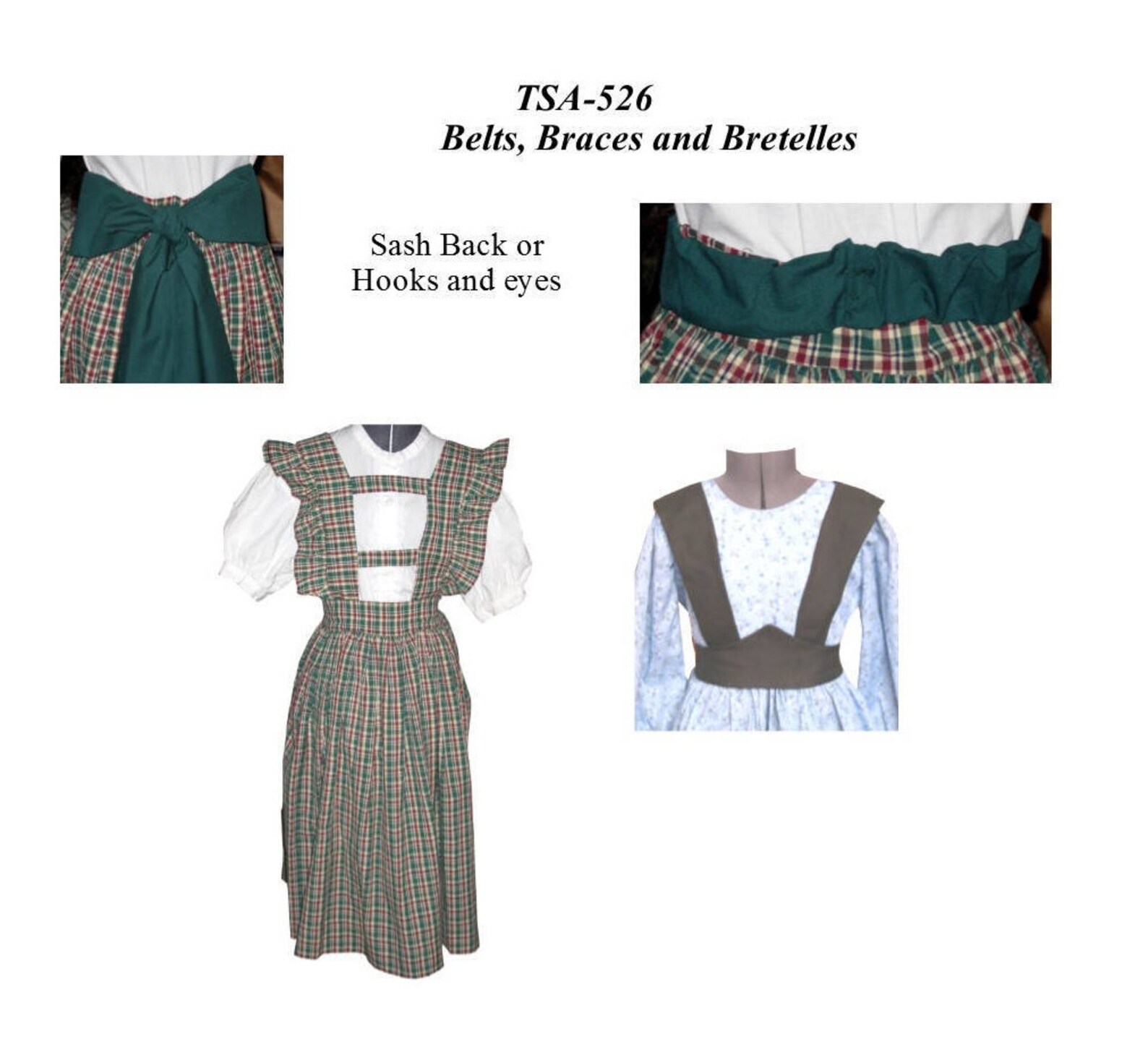 Belts Braces and Bretelles for Girls/19th Century Pattern/ - Etsy