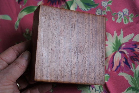 Vintage Wood and Brass Trinket Box - image 5