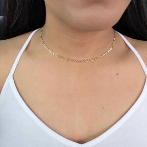 Figaro Chain 2.5mm | 18k Gold Filled