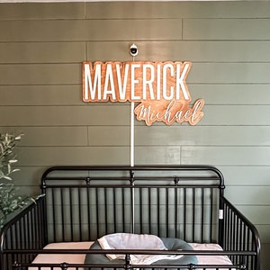 Large Wood Name Sign, Name Sign for Wall, Kids Name Sign, Big Baby Name Sign, 3D Kids Name Sign, Custom Wood Letters, Nursery Name Sign