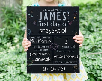 First Day of School Sign | Last Day of School Sign | Reversible First Day of School Sign | Back To School Photo | 1st Day of School