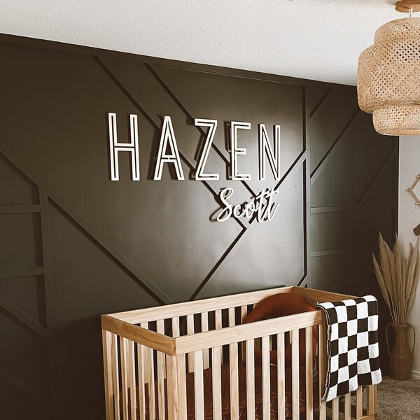 Nursery Wall Letters Etsy