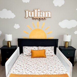 Custom Stacked Baby Name Sign, Large Wood Name Sign, Newborn Wooden Name Sign, Unique Baby Shower Gift, Nursery Name Sign, Baby Name Sign