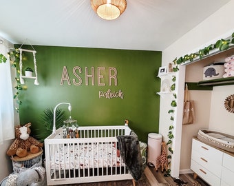 Name Cutouts for Nursery, Wooden Letters, Name Sign, Nursery Letters, Wall Art Above Crib, Nursery Decor, Wood Letters for Boy Nursery
