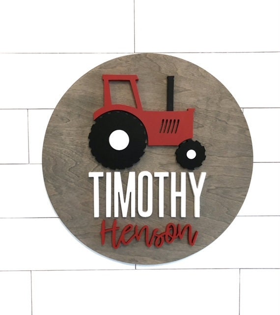 tractor nursery decor