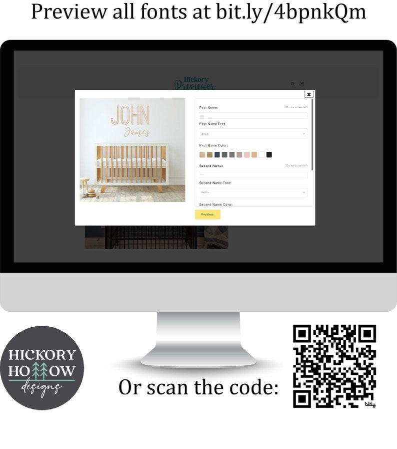 Name Cutouts for Nursery, Wooden Letters, Name Sign, Nursery Letters