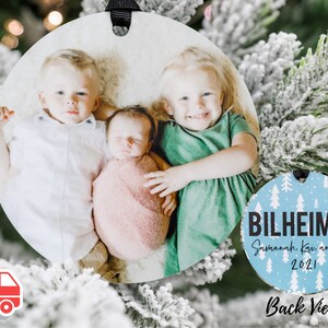 Personalized Family Ornament, Family Christmas, Photo Ornament, Family Photo Ornament, Custom Photo, Custom Christmas, 3.9&quot; Ornament