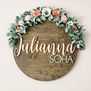 Custom Name Sign, 12-36" Inch, Child or Baby Name, Nursery Sign, Baby Gift, 3D Letters, Baby Shower, Baby Shower Gift, Girl Nursery